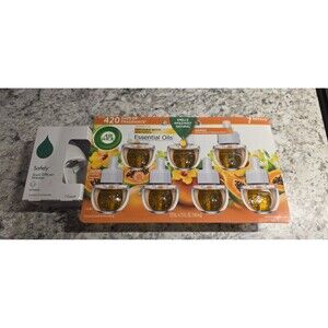 Air Wick Hawaii Plug In Refills 7 Ct + Safely Scent Warmer Bundle